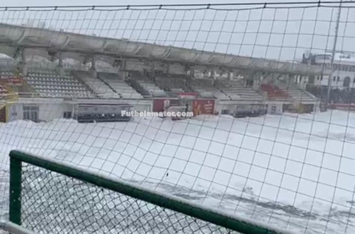 Sancaktepe FK – Hacettepespor maçına kar engeli!