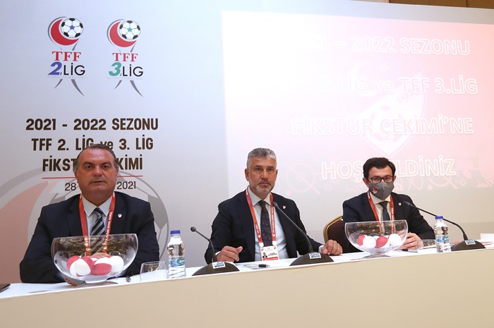 TFF 2. ve 3. Lig fikstürü çekildi