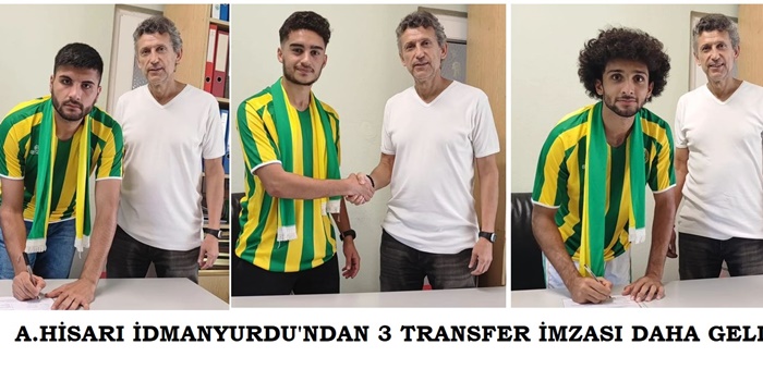 Anadoluhisarı İY. 3 isme imza attırdı