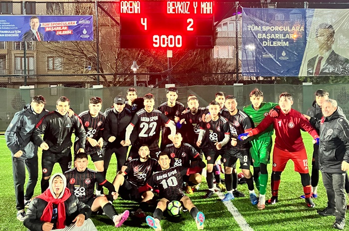 Ataşehir Arenaspor 4 golle kazandı