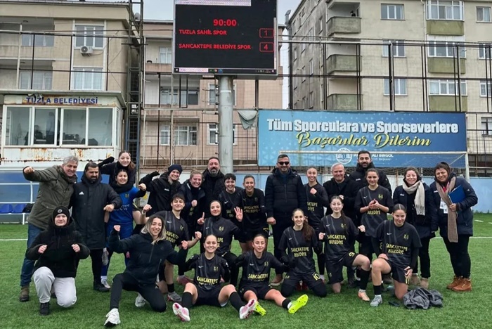 Akoğlu İnşaat Sancaktepe Belediyespor Deplasmandan Şen Döndü